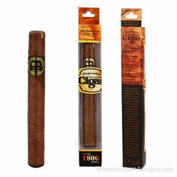 Disposable Electronic Cigars, Long Vamping and Easy to Inhale with Two Packing Styles
